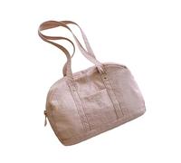 KiBcsLic Borsa a Spalla Da Donna Cartella Casual Borsa a Mano E Borsa Tote Morbida E Portatile con Manico Superiore E Chiusura a Cerniera Adatta per L'Uso Quo, Rosa