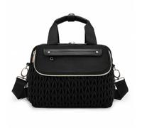 KiBcsLic Borsa Cambio con Fasciatoio Impermeabile Borsa con Fasciatoio Trapuntata per Genitori, Array, Nero