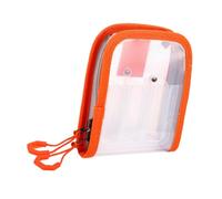 KiBcsLic Borsa Compatta per Esche da Pesca con Zip a Tenuta Stagna E Design Leggero per Trasporto Facile Adatta per Escursioni E Viaggi di Pesca, Orangina
