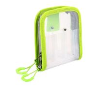 KiBcsLic Borsa Compatta per Esche da Pesca con Zip a Tenuta Stagna E Design Leggero per Trasporto Facile Adatta per Escursioni E Viaggi di Pesca, Verde