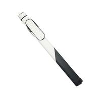 KiBcsLic Borsa per Stecche da Biliardo, Custodia per Stecche da Snooker, Custodia per Mezza Stecca, Borsa Porta Stecche con 2 Fori, Borsa per Il Trasporto, PRO, Bianco Nero