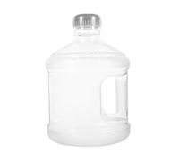 KiBcsLic Bottiglia d'Acqua Contenitore Domestico Riutilizzabile a Tenuta Stagna in Manico Ergonomico Indicato per Sport all’Aperto Campeggio Uso in Casa, 3l Trasparente