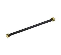 KiBcsLic Braccio di Ricambio per Portabandiera, Braccio Trasversale per Supporto Scala per Lampione da Esterno, Palla d'oro da 56 Cm