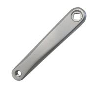 KiBcsLic Braccio Pedivella Bici Alluminio Sinistra Ricambio Gamba Crank Resistente Rimovibile Antideformazione Adatto da Strada Mountain Bike Bici Piegh, Foro Rombico