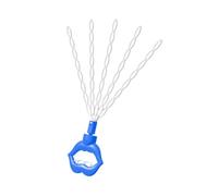 KiBcsLic Bubble Maker Giocattolo Bolle Soffiatore Magico 40 Fori Bacchette Leggere E Resistenti Materiale PP Adatto per Bambini Adulti Giochi all’Aperto, Blu
