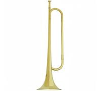KiBcsLic Bugle in Ottone Suono Potente Tromba da Sfilata Ampio Diametro Corno da Segnalazione per Giovani Musicisti, Studenti di Banda, Cerimonie
