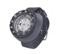 KiBcsLic Bussola da Immersione Orologio Bussola Subacquea Bracciale Sub Quadrante Rotondo Indicazioni Bezel Antiscivolo Cinturino con Fibbia Metallo Materiali