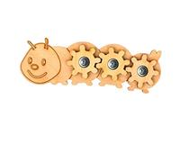 KiBcsLic Busy Board Accessori Accessorio Sensoriale in Legno per Allenare Abilità Cognitive E Manuali con Elementi Interattivi Adatto a Sviluppo