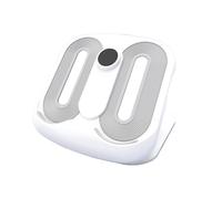 KiBcsLic Calf Stretching Board Robusta E Regolabile Tavola Inclinata per Squat E Stretching Polpacci Pedana Fitness Antiscivolo con Timer Imbottitura Protettiv, Bianco
