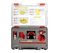 KiBcsLic Calibro per Marcatura Ruote, Utensile Manuale Regolabile, Metrico E in Pollici, Pratico Strumento per Tracciare