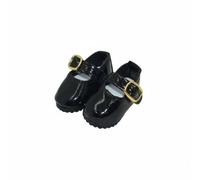 KiBcsLic Calzature per Bambole da 30 Cm Stile Casual Scarpe da Bambola Combinabili Scarpette in Vernice per Bambole , Nero , Std 1/6 Bjd