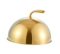 KiBcsLic Campana per Alimenti Coperchio per Formaggio Copertura Antipolvere Cupola Da Servizio E Protezione Dessert Resistente Alla Ruggine Adatto per Servizi, 22 Cm