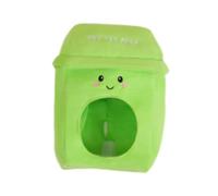 KiBcsLic Cappello a Forma di Cestino della Spazzatura in Peluche, Copricapo per Carnevale e Compleanno