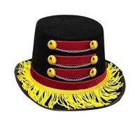 KiBcsLic Cappello da Direttore del Cappello per Spettacoli Travestimento in Maschera, 30 cm x 15 cm