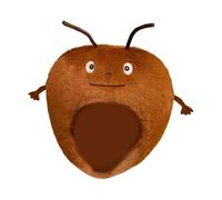 KiBcsLic Cappello di Peluche a Forma di Formica dei Cartoni Animati, Copricapo per spettacoli di Carnevale e mascherate
