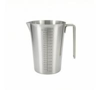 KiBcsLic Caraffa Graduata con Beccuccio Resistente Caraffa Graduata con Manico Durevole Misurino Manico per Operatori di Bar, Pasticceria, 3L
