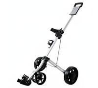KiBcsLic Carrello da Golf a Doppia Ruota Portatile Carrello da Golf Pieghevole Leggero Attrezzatura Sportiva per Giovani