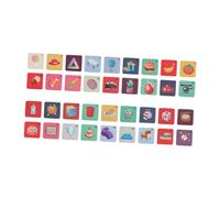 KiBcsLic Carte Didattiche per Neonati Libro Morbido con Schede a Contrasto Elevato Giocattolo Da Viaggio E Gioco Sensoriale Portatile Adatto per Bambini E, Colorato, Taglia unica bambino