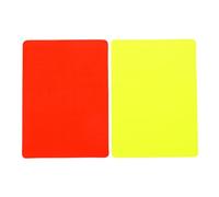 KiBcsLic Cartellino Arbitrale di Calcio E Rosso per Il Calcio E Giallo Strumento Arbitrale per La Pallavolo, Solo Carta