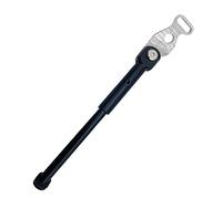 KiBcsLic Cavalletto per Bicicletta Cavalletto Accessorio Ricambio Laterale Regolabile Monogamba Alluminio Solido Resistente Adatto a Bambini per Manutenzione U, Nero