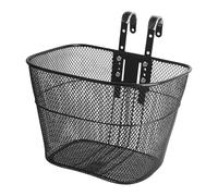 KiBcsLic Cestino Anteriore Rimovibile con Ganci, Supporto per Cestino in Filo Metallico Regolabile per
