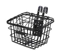 KiBcsLic Cestino Bici Bambini Frontale con Ganci Aggiustabili Materiale Durevole E Facile da Pulire per Uso Quotidiano E Gite, con Coperchio