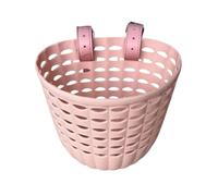 KiBcsLic Cestino Bicicletta Bambini Ragazzi Ragazze Borsa Manubrio Portaoggetti Trasporto Materiale PP Grande capacità Facile Montaggio Adatto a Spesa Scuola a, Rosa