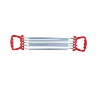 KiBcsLic Chest Expander per Bambini Kit Banda Resistenza a Molla Allenamento Muscoli Superiori Impugnatura Antiscivolo Rinforzo Braccia Spalle Schiena, Rosso, 43,5 Centimetri