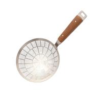 KiBcsLic Colino Mestolo Colino Filtro Schiumarola Multifunzionale Cucchiaio Acciaio Inox per Sbollentare Verdure Casa Ristorante, Grande