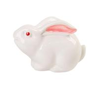 KiBcsLic Coniglio Statuetta Animale da Collezione Ceramica Oggetto Ornamentale per Abbellire La Casa Decorare Salotto Camera da Letto Studio Libreria Scrivania, Style B