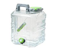 KiBcsLic Contenitore Acqua con Rubinetto Trasportabile Secchio per Campeggio Pompa Manuale Bocchetta Portatile Bidone Multiuso in PP Adatto a Picnic Viaggio, 15 Litri