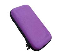KiBcsLic Contenitore Essenze Olio Custodia Organizer Astuccio Porta Scatola Rigida Angoli Arrotondati Chiusura Sicura Conformazione Compatta Adatto per Viaggio, Array, Viola