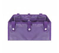KiBcsLic Contenitore per Deambulatore Borsa Portaoggetti Organizer Tasca Capiente Accessorio Ausilio Mobilità in Poliestere con Fissaggi Multipli Adatto per Shopping Visita Medica Casa, Viola