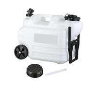 KiBcsLic Contenitore per l'acqua con Ruote, Grande capacità e Rubinetto, Serbatoio Portatile per Uso Domestico, Viaggi, Picnic, Escursioni,