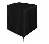 KiBcsLic Copertura Pompa Piscina Impermeabile Protettiva Copertura Impermeabile Pompa Piscina Antipolvere per Esterno, Giardino, Nero, Nero, 25x24x28 Pollici/ 64cm 61cm 71cm