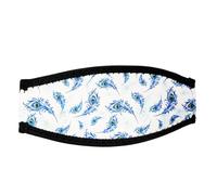 KiBcsLic Copri Cinghia per Maschera Fascia per La Testa Cinturino Subacqueo in Neoprene Morbido Che Protegge I Capelli Lunghi Adatto per Immersioni E Snorkelin, Style C
