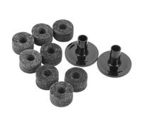 KiBcsLic Copripiatti E Cuscinetti per Supporti per Piatti - Set di Accessori - Sostituzione Professionale - Facile Montaggio, Grigio