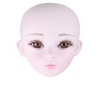KiBcsLic Corpo di BJD Nudo Personalizzabile Corpo di Bambola con Giunti Sferici Pose Realistiche per Personalizzazione, Esposizione, Fotografia, Testa Trucco Macchina