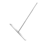 KiBcsLic Crepiera in Acciaio Inox Lucidato per Casa E Ristorante 25,4 X