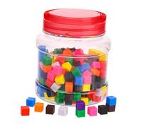 KiBcsLic Cubi Centimetro Blocchi per Contare Giocattoli Educativi Sussidio Didattico Cubi Matematici in Materiale PP Liscio Adatto per Gioco Creativo E Apprend, 300 Pezzi