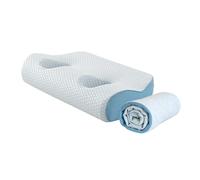 KiBcsLic Cuscinetti Auricolari con Fori per Cuffie, Inclusa Copertura di Ricambio in Memory Foam, Cuscinetti per Forare Le Orecchie, Blu Scuro