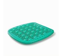 KiBcsLic Cuscino Massaggiante per Sedile Coprisedile Supporto Lombare Plastica Spessa Ventilata con Perline Massaggianti, Verde, Doppio Strato Ispessito Con Sfere Massaggianti, Solo Cuscino Seduta