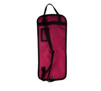 KiBcsLic Custodia Bacchette Batteria Borsa Porta Bacchette Astuccio Porta Mazze Sacca Bacchette Capiente Ordinata con Coppie Supportate E Tasca Accessori con, Deep Pink