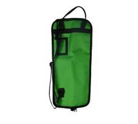 KiBcsLic Custodia Bacchette Batteria Borsa Porta Bacchette Astuccio Porta Mazze Sacca Bacchette Capiente Ordinata con Coppie Supportate E Tasca Accessori con, Green