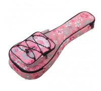 KiBcsLic Custodia con Tasca Frontale Portatile Custodia con Tracolla Regolabile Gig Bag per Ukulelisti, Musicisti, style to 4, 21 Pollici