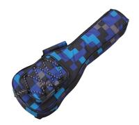 KiBcsLic Custodia con Tasca Frontale Portatile Custodia con Tracolla Regolabile Gig Bag per Ukulelisti, Musicisti, style to 6, 21 Pollici