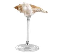 KiBcsLic Da Vino Bicchiere da Spiaggia Coppa da Festa da Collezione Lavorato a Mano con Adatto per Cerimonie a Tema Marino E, Base in Argento Conch