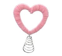 KiBcsLic Decorazione per Albero di a Forma di Cuore, Ghirlanda D'amore, Novità, Ornamento Romantico, Decorazione per Dell'albero, Rosa