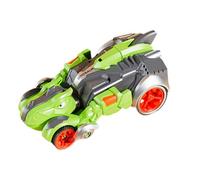 KiBcsLic Dinosauro Giocattolo Trasformabile, Trasformazione Automatica, Simpatico Veicolo a Forma di Animale, Giocattolo Educativo per Bambini di 2, 3, 4, 5 E, Tirannosauro Verde