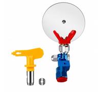 KiBcsLic Disco Tagliavernice per Airless Controllo Preciso Dei Bordi, Antispruzzo, Guida a Spruzzo con Deflettore, per Finitura di Pareti, Imbianchini, Stile A